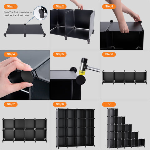 Neprock modular storage system offers flexible closet organization