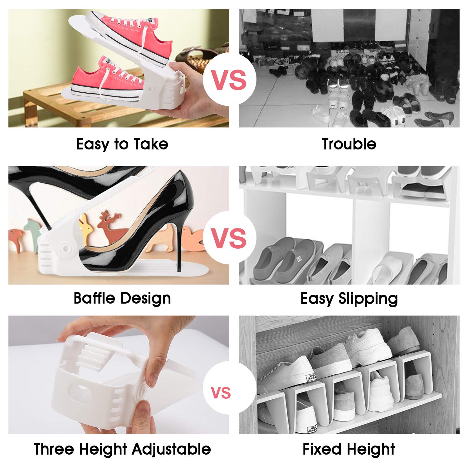 Neprock entryway storage keeps footwear tidy and reachable.