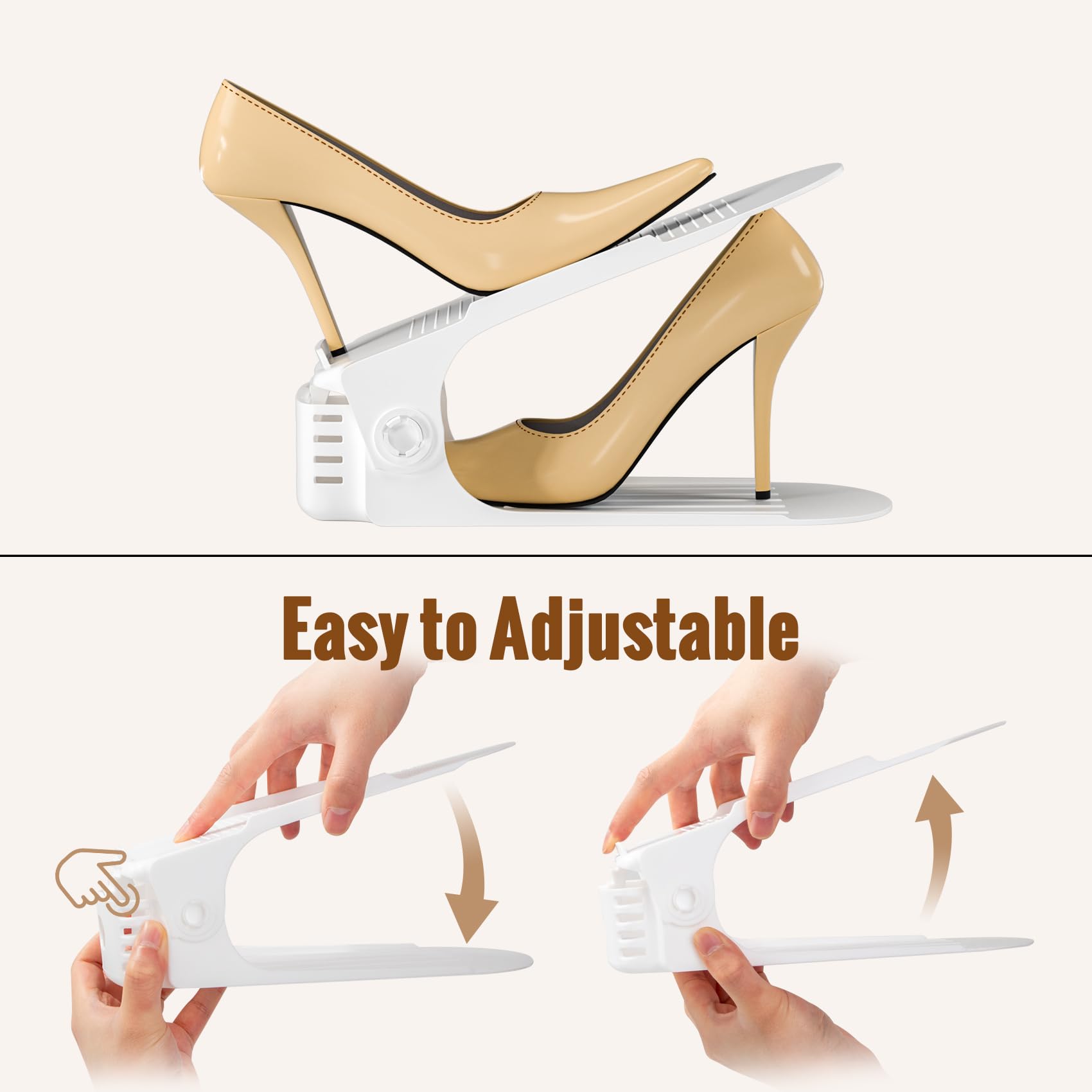 Neprock Shoes Slots Organizer made of durable ABS and non-toxic PP for long-term use