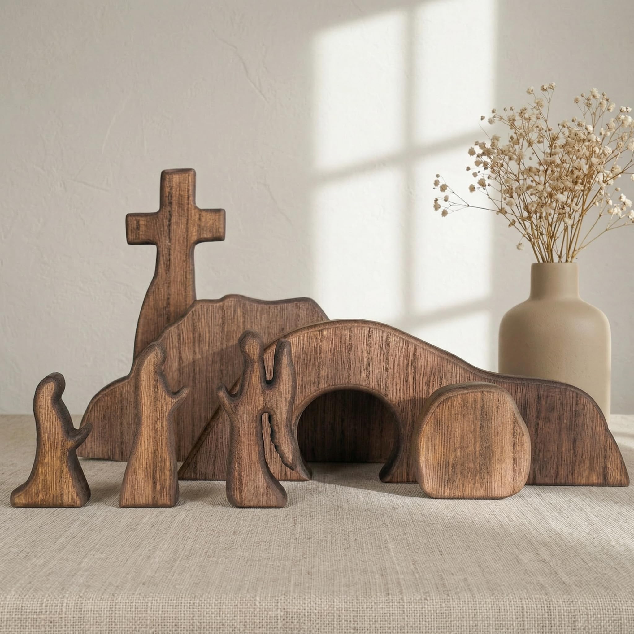 NEROSUN compact tabletop size fits mantels, shelves, or desks with ease