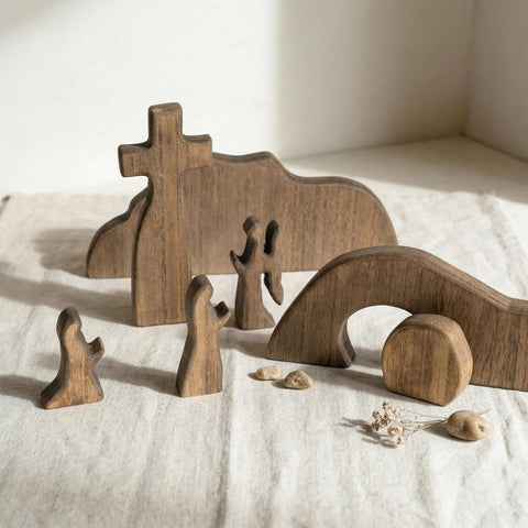 NEROSUN seven-piece resurrection scene forms a cohesive focal point in any room