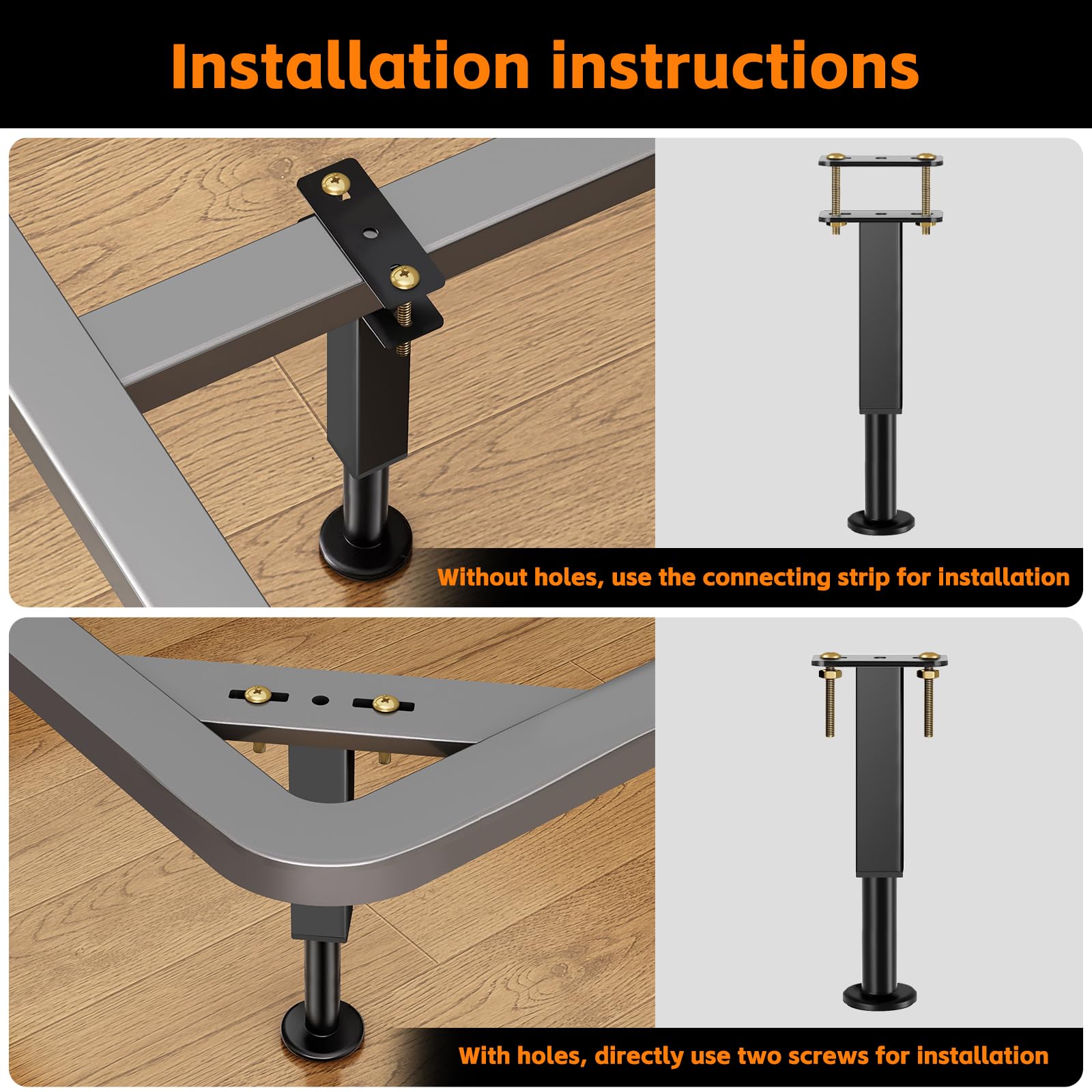 NESAPTO frame mount screws secure installation on holed frames.