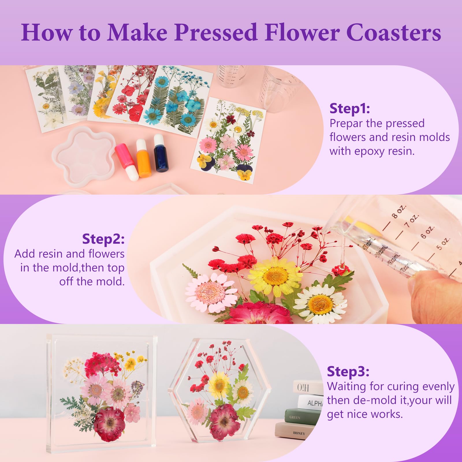 NESCCI suitable for coasters, frames, and jewelry in resin art.