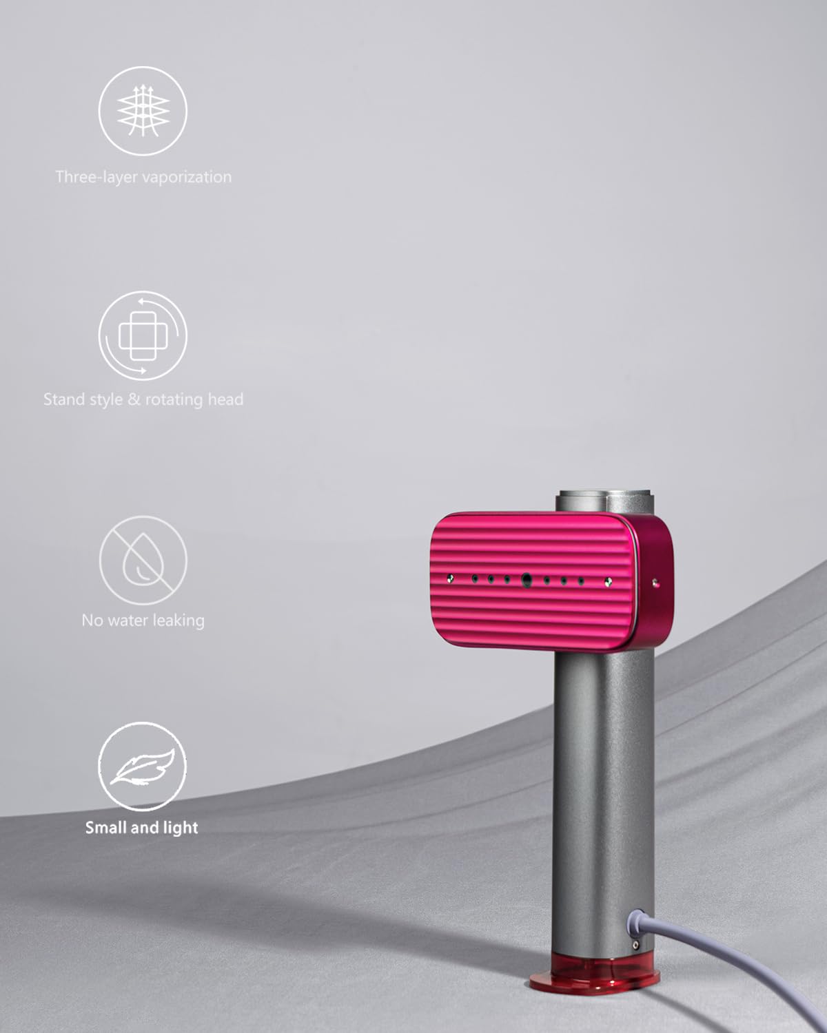 nesmar G5 Pro steamer dual steam settings for fabrics