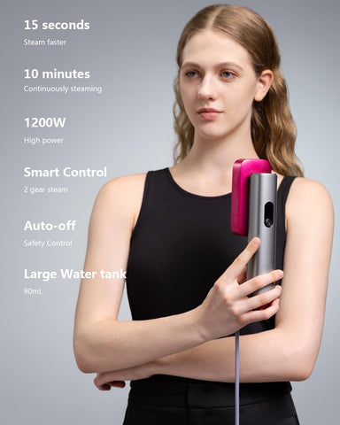 nesmar G5 Pro steamer palm-size design illustrates portability