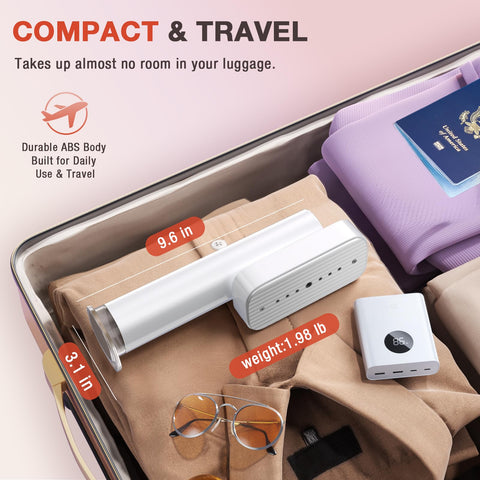 nesmar G5 Pro travel gear with global plug adapter.