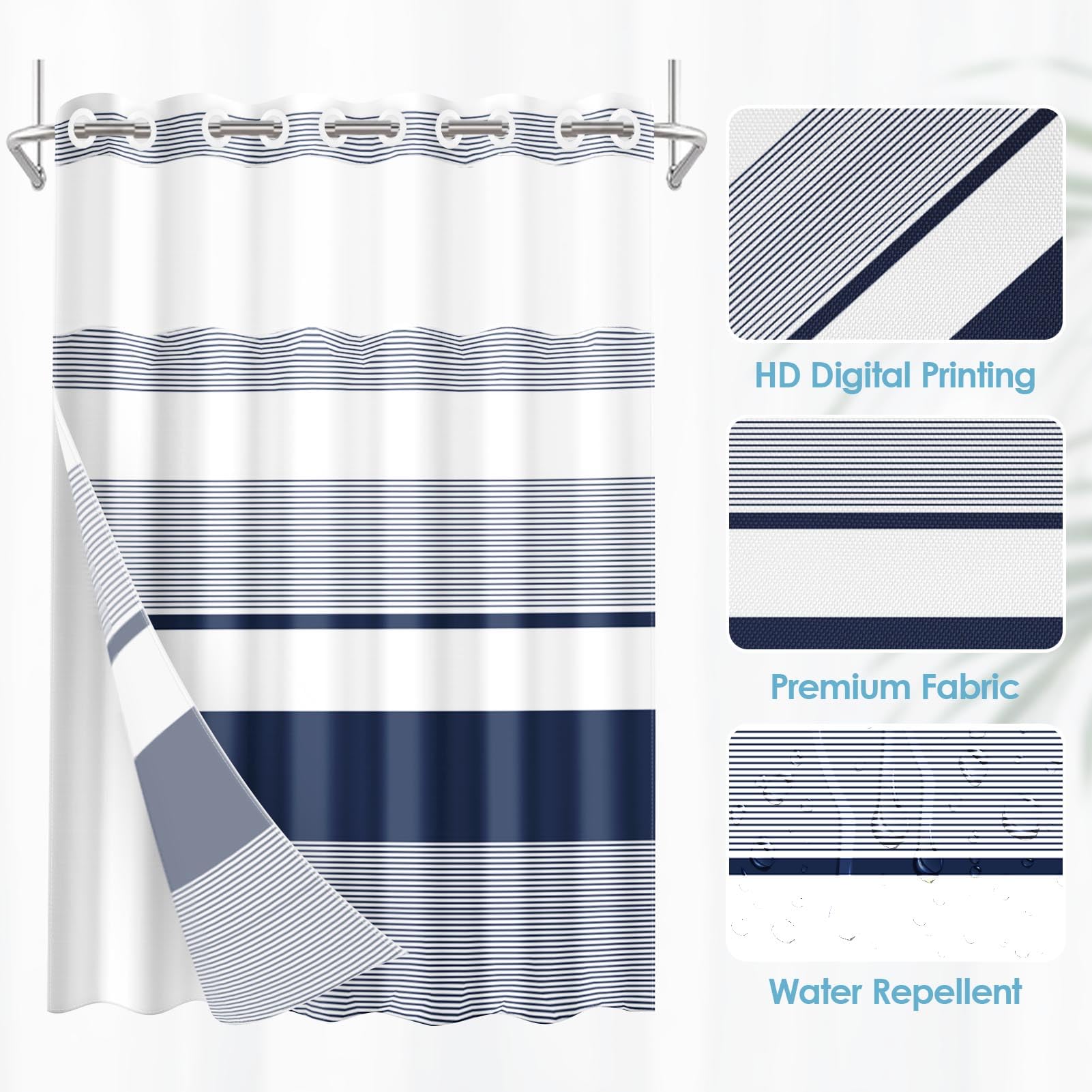Nesphy snap-in liner for easy removal and fast cleaning.