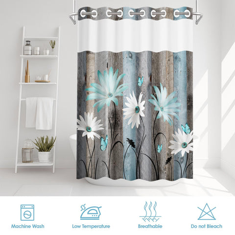 Nesphy curtain dries quickly after use to keep the bathroom fresh