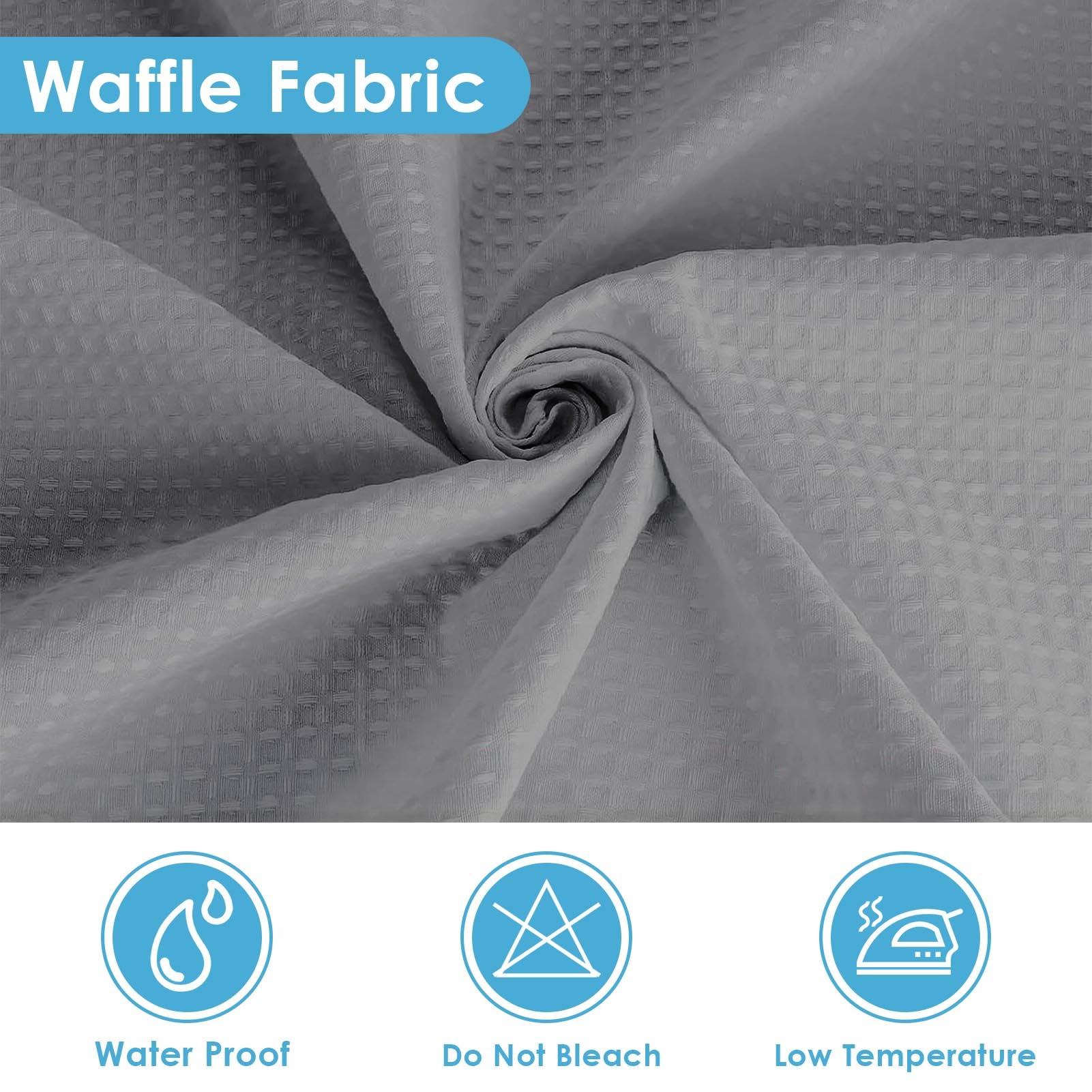 Nesphy clear PEVA liner designed for quick wipe-clean maintenance.