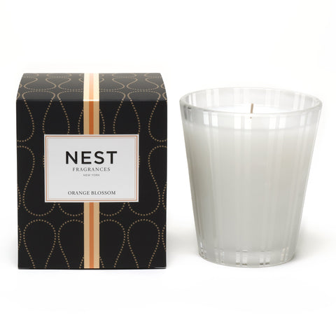 Nest Fragrances Orange Blossom Classic Candle with bright floral notes for inviting, relaxed living spaces.
