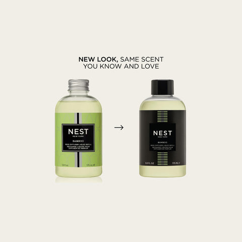 NEST New York Bamboo liquid refill close-up highlights quality fragrance oils.