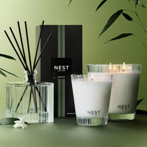 NEST New York Bamboo premium wax burns cleanly and evenly.