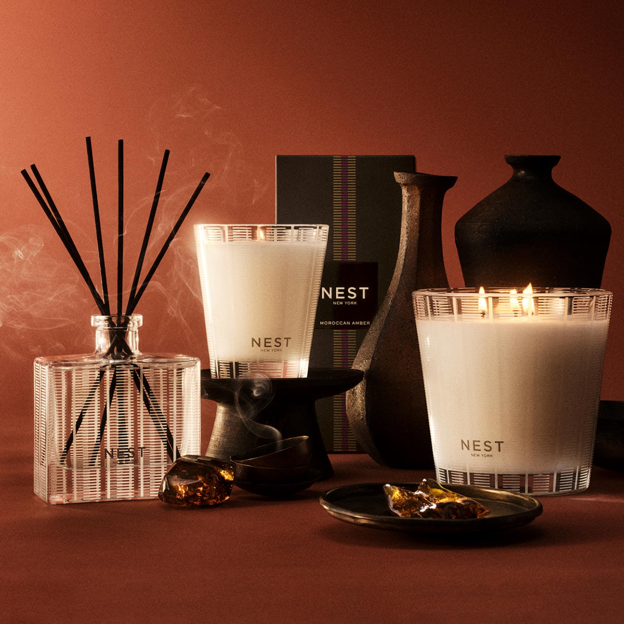 Vegan and cruelty-free diffuser label communicates clean, ethical formula