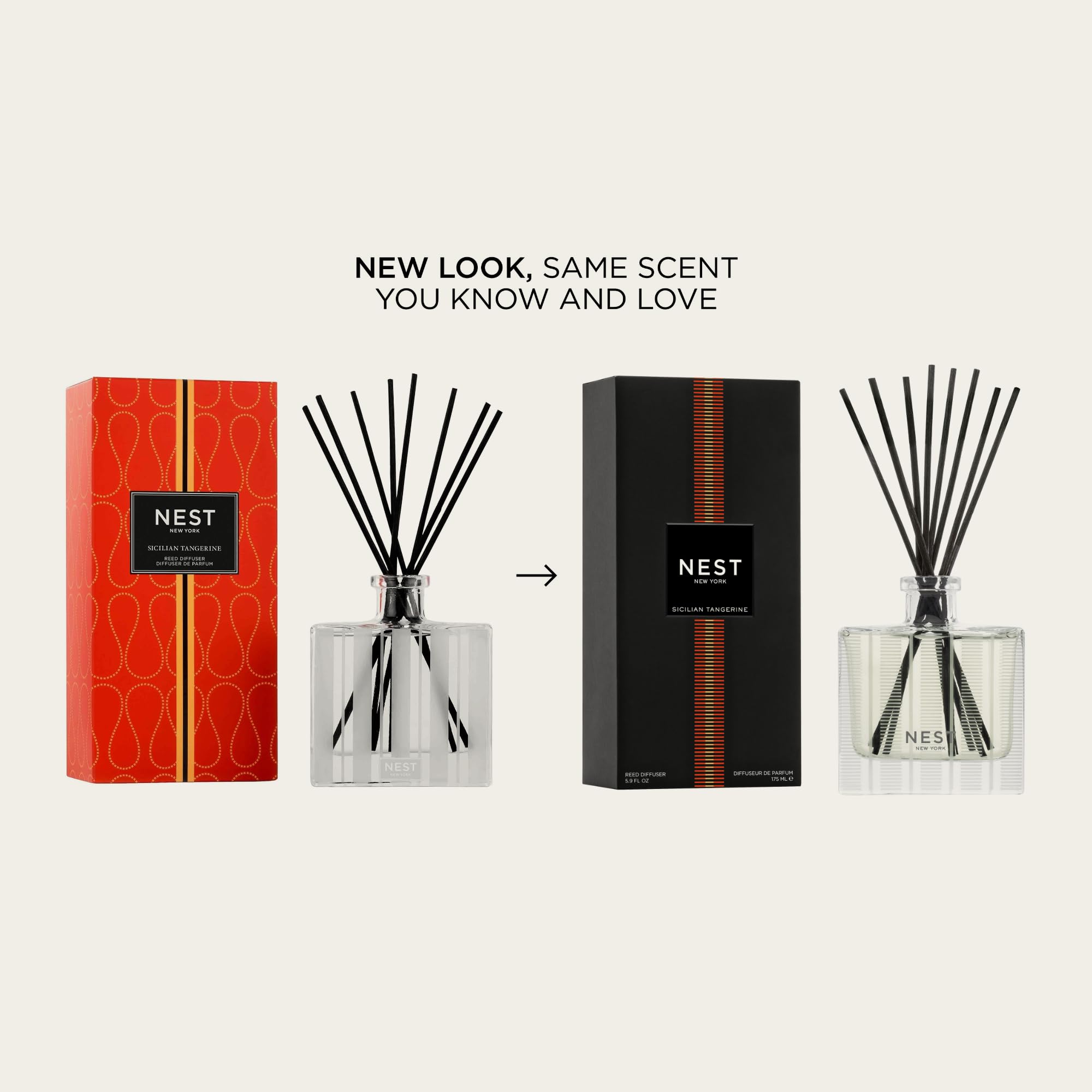 Nest New York eight natural reed sticks provide steady aroma release.