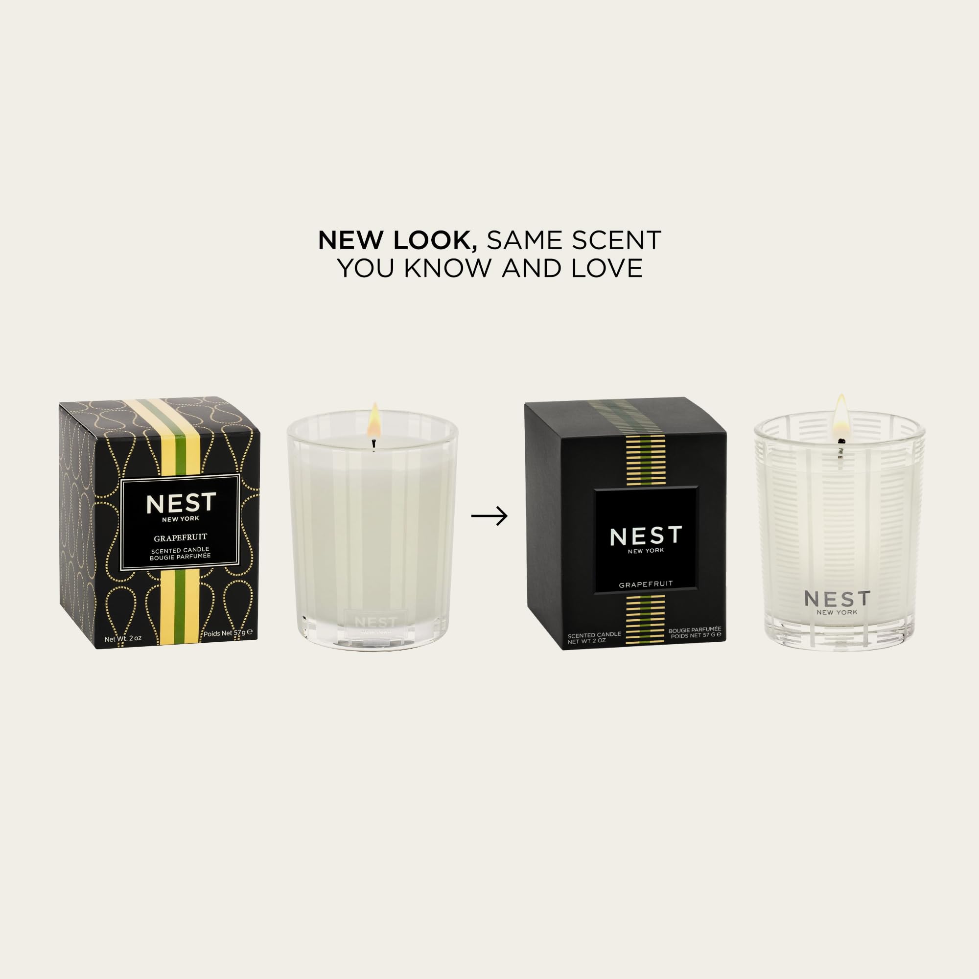 NEST New York Grapefruit fragrance notes brighten spaces with citrus clarity.