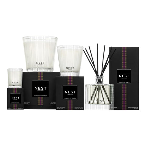 Even burn with centered wick in Nest New York candle.