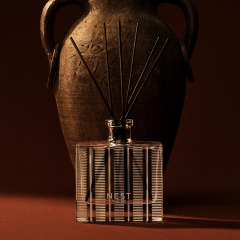 NEST New York Moroccan Amber diffuser refill reeds ready for customizable scent strength.