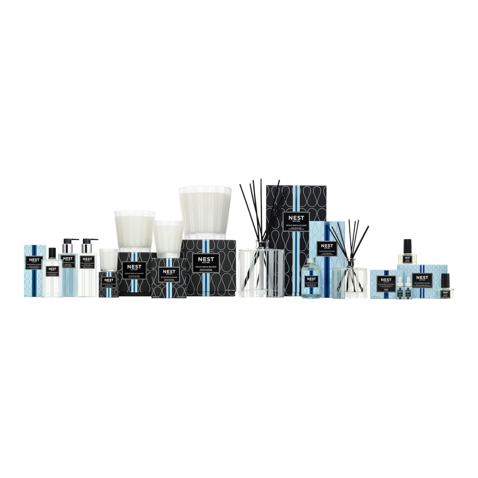 NEST New York Ocean Mist & Sea Salt refill vial for Pura 4 offers premium scent experience