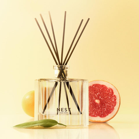 NEST New York closeup highlighting grapefruit zest and fresh fruit notes.
