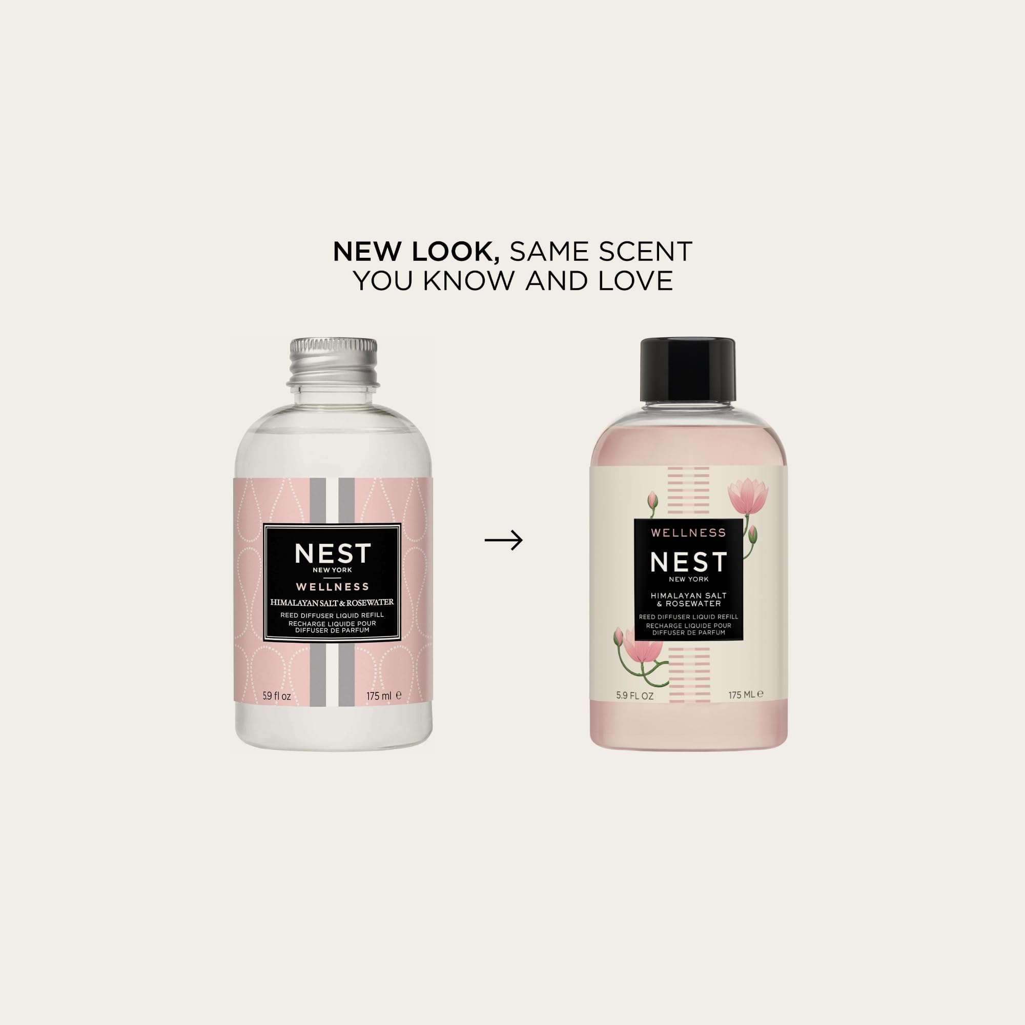 NEST New York diffuser refill label for easy replacement
