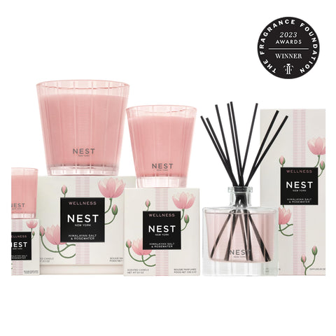 NEST New York refill packaging ready for sustainable fragrance refreshment.