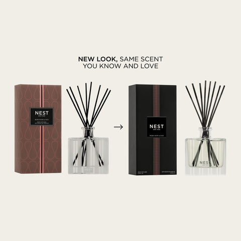 NEST New York reed sticks arranged for balanced diffusion and customization