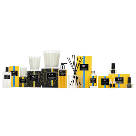 NEST New York Amalfi Lemon & Mint label detail emphasizing USA-made quality