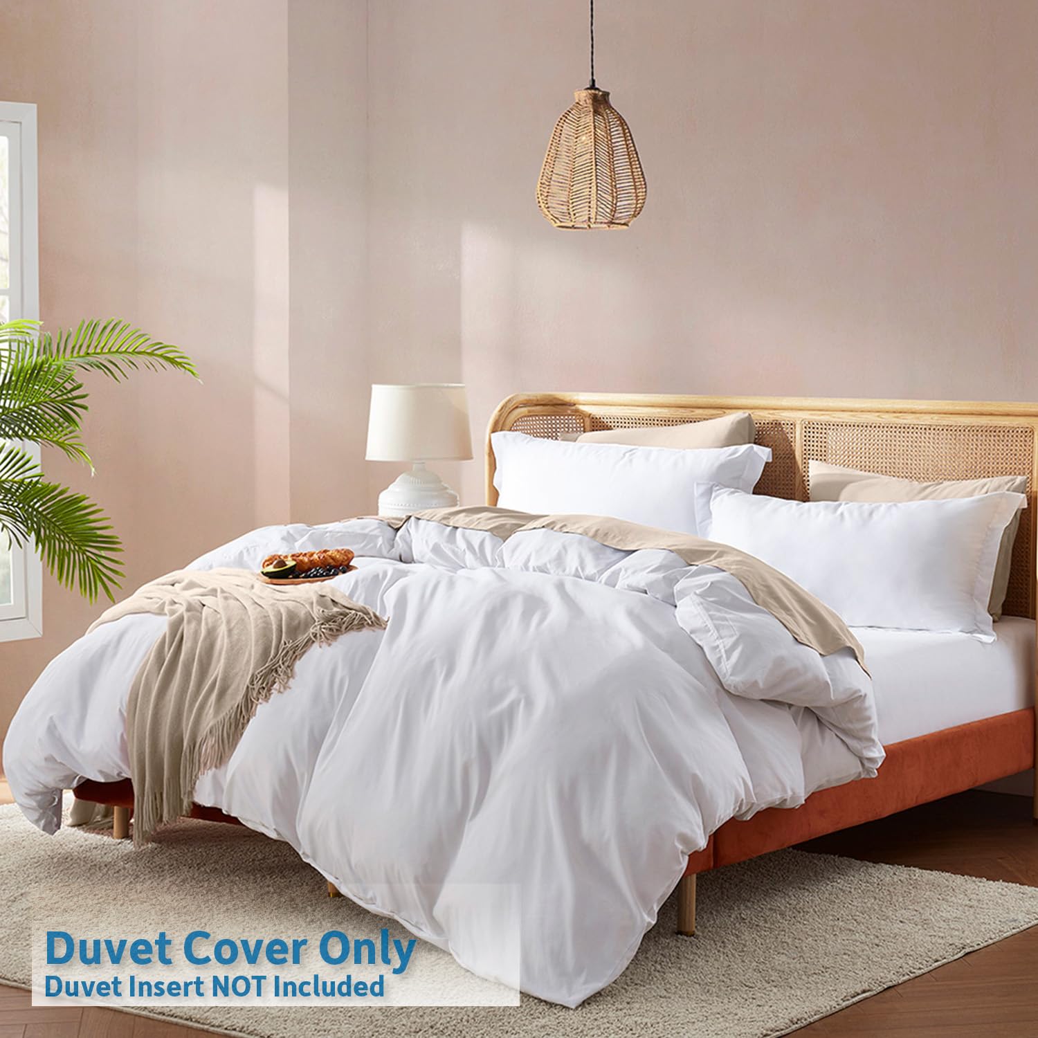 Nestl pillow shams 20x36 with a 2-inch flange for a plush, hotel-like look.