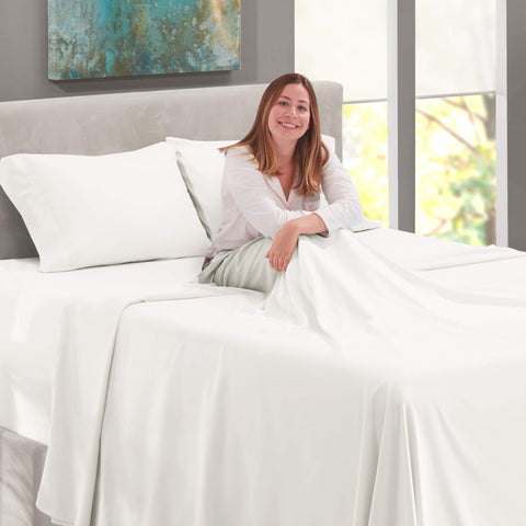 Nestl deep-pocket design fits mattresses from 18 to 24 inches