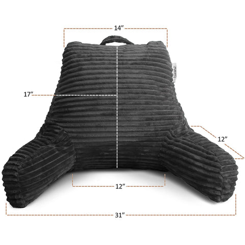 Nestl Reading Pillow arms feature plush cushions for cozy lounging with a tablet