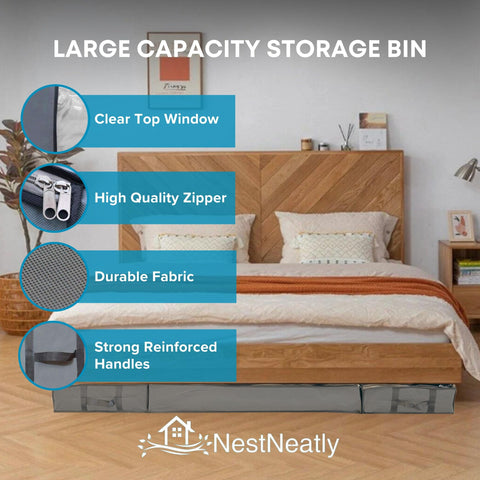 NestNeatly SmartCube labeled tabs simplify organization and quick retrieval.