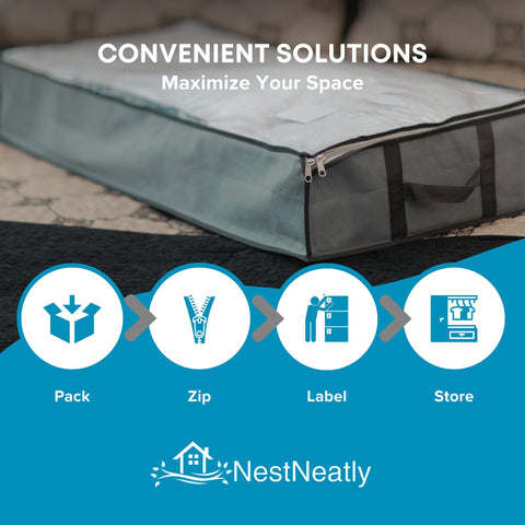NestNeatly SmartCube with reinforced handles for easy lifting when full.