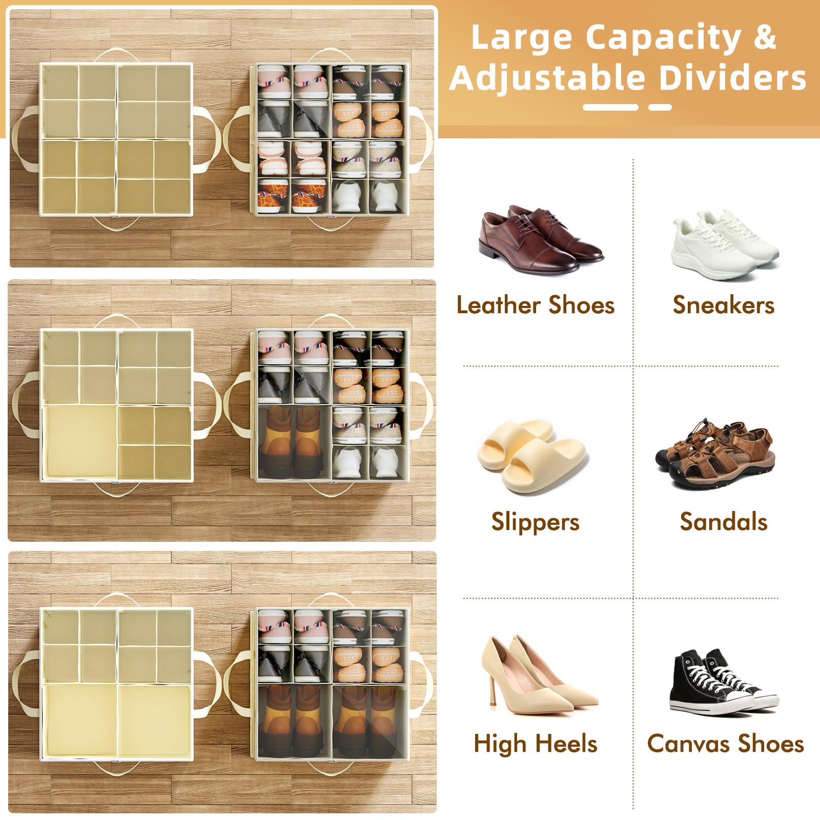NestOrganix adjustable dividers demonstrate customizable compartments.