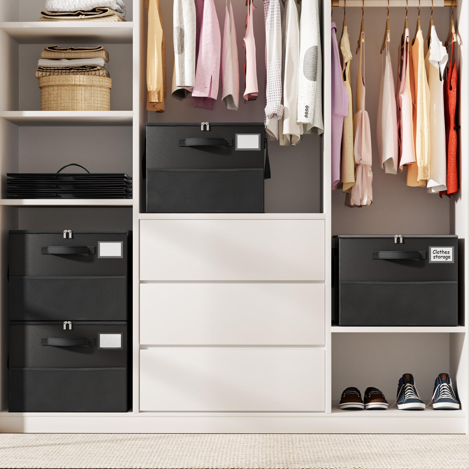 NestOrganix durable oxford fabric resists wear for long-term closet organization