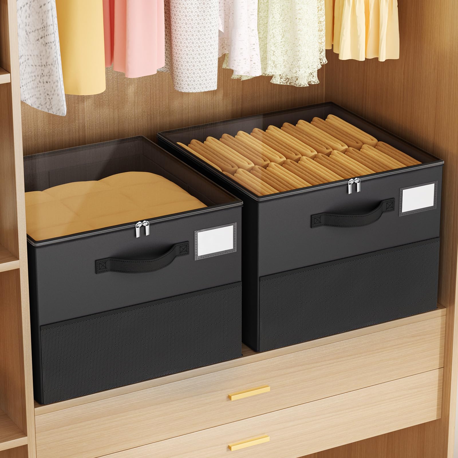 NestOrganix multiple-uses design can store clothes, blankets, or toys