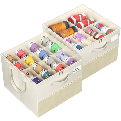 NestOrganix fits under bed or inside closet for space saving.