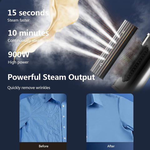Nesugar G3 steamer in travel bag, convenient wrinkle relief.