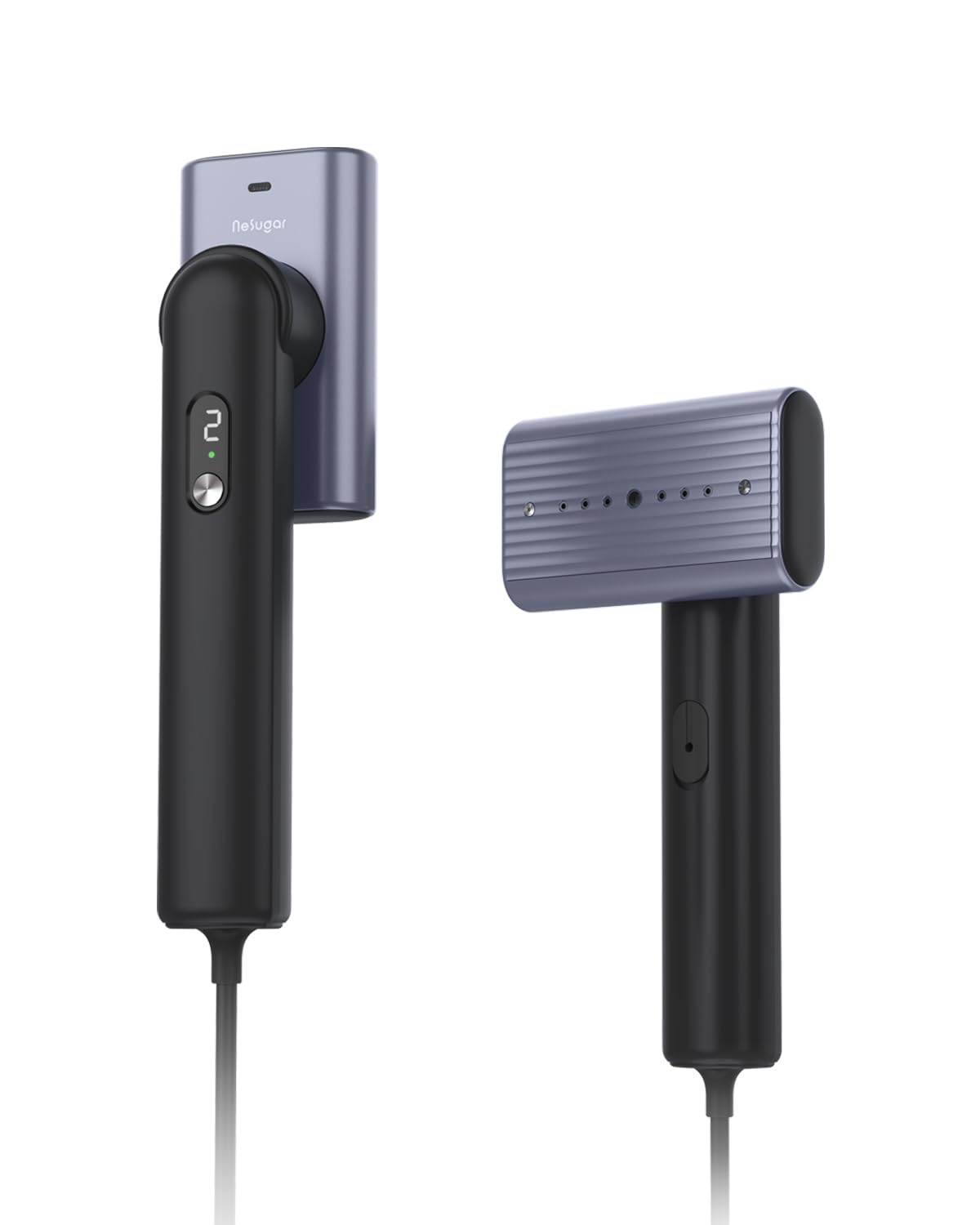 Nesugar G9 Pro steamer displaying global voltage for travel readiness