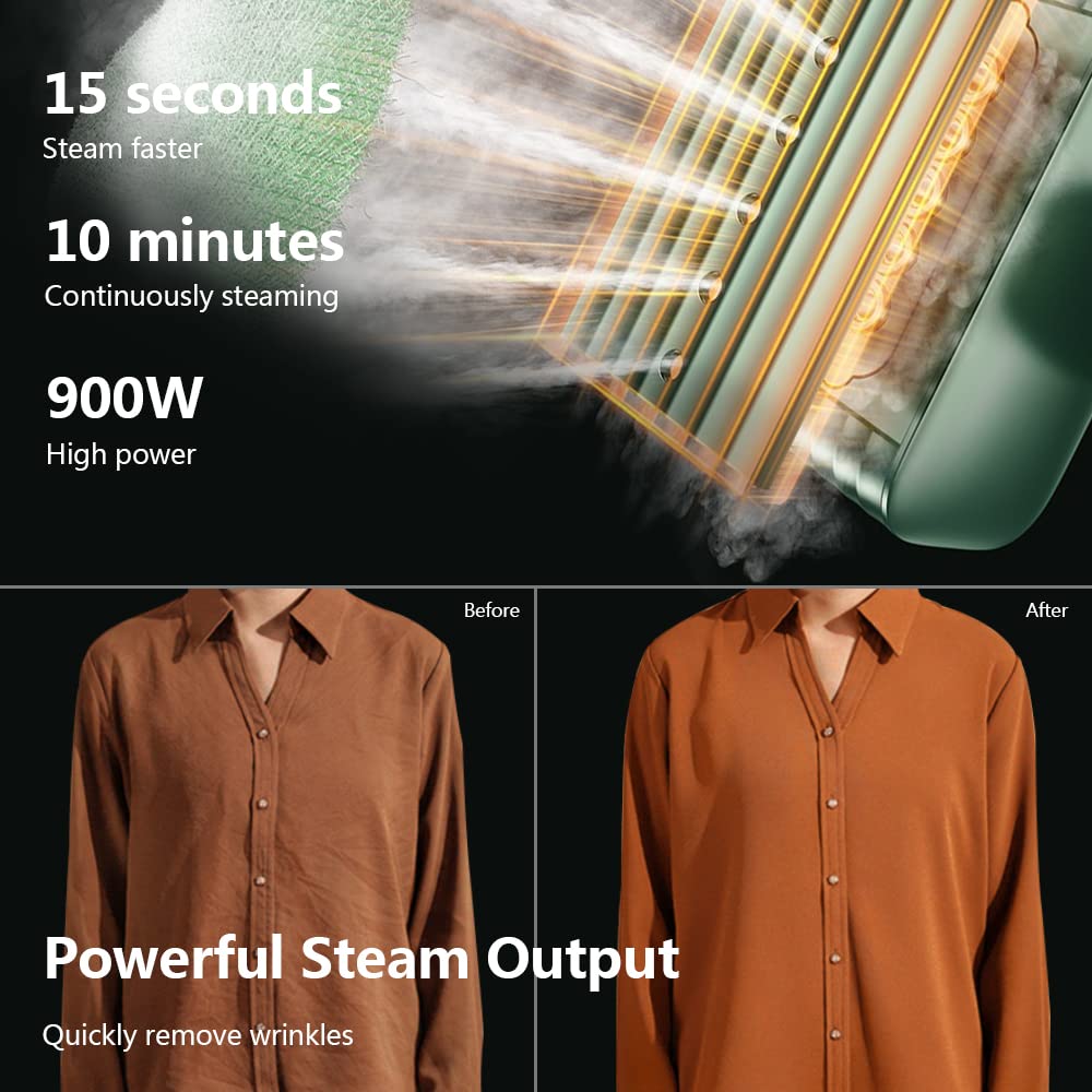 Nesugar steamer provides 10 minutes of continuous steam.