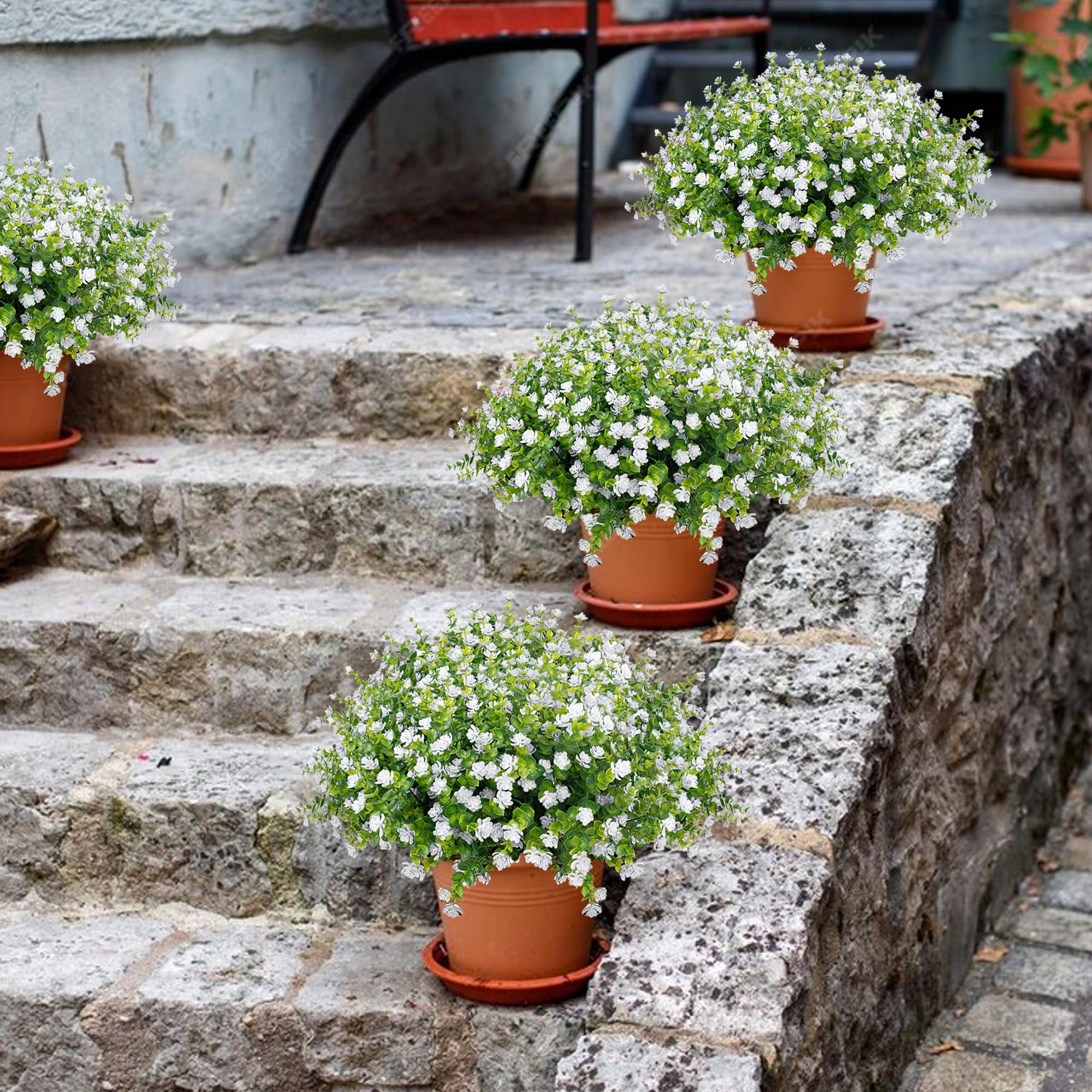 NETAP versatile artificial flowers for DIY decor in indoor and outdoor spaces.