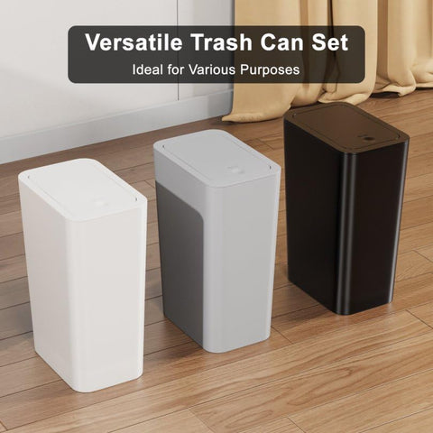N. NETDOT lid design helps deter pets from trash in any room.