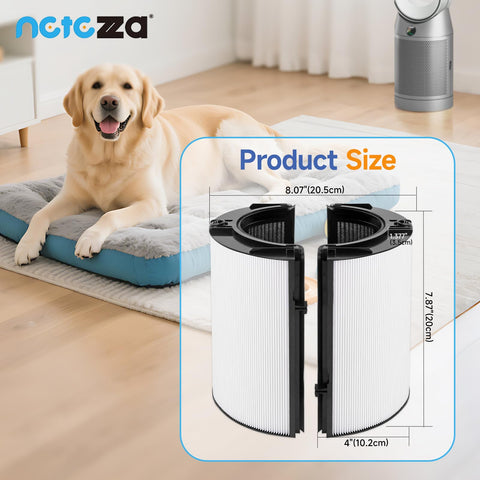 Netezza Activated-carbon layer detail for odor control in daily use