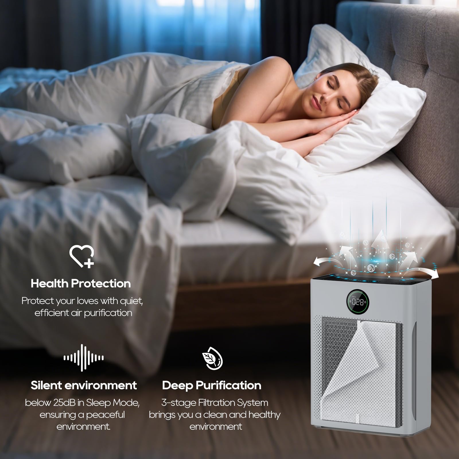 Netezza PR1 suitable for large rooms up to 2200 sq ft