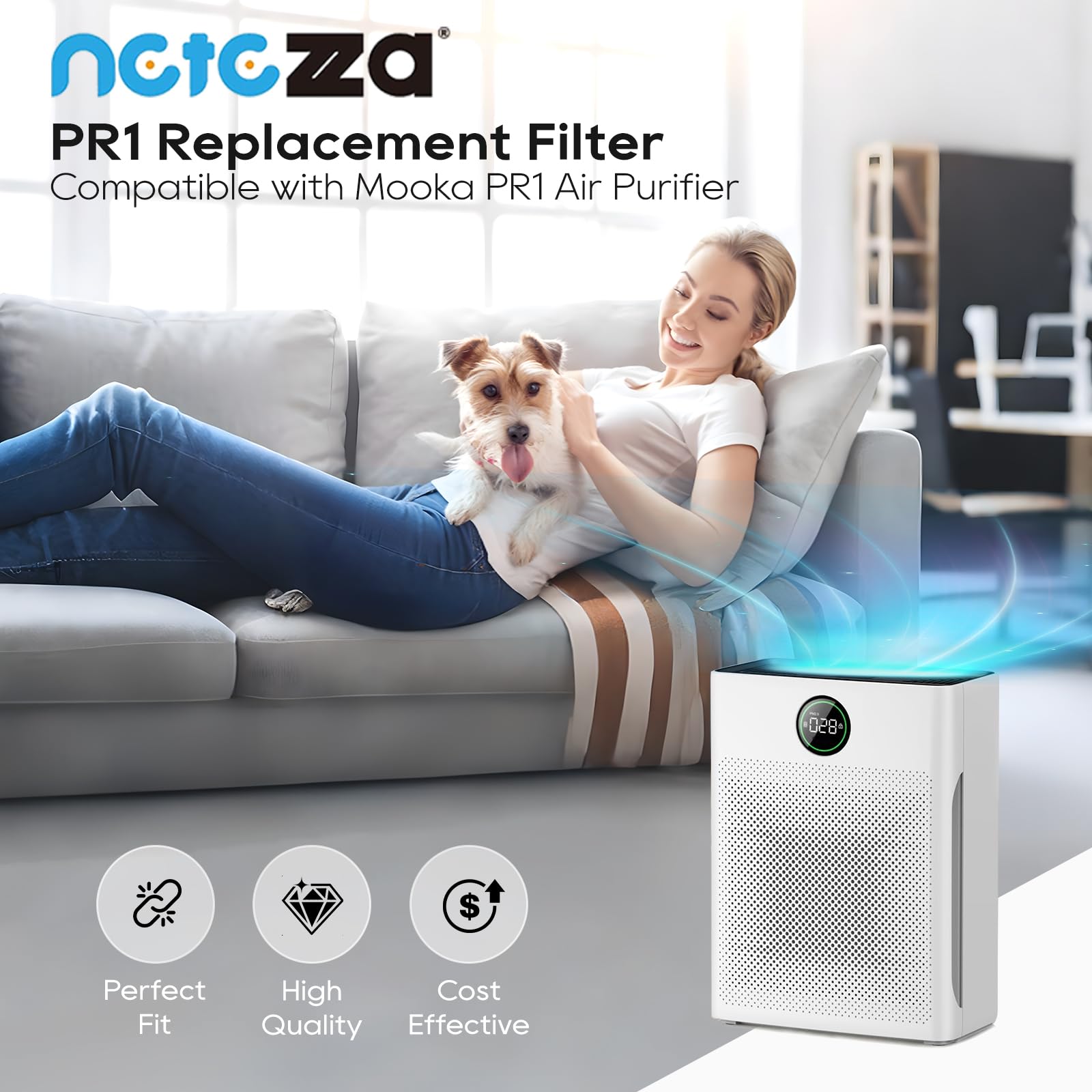 Netezza PR1 washable pre-filter extends life with quick cleaning