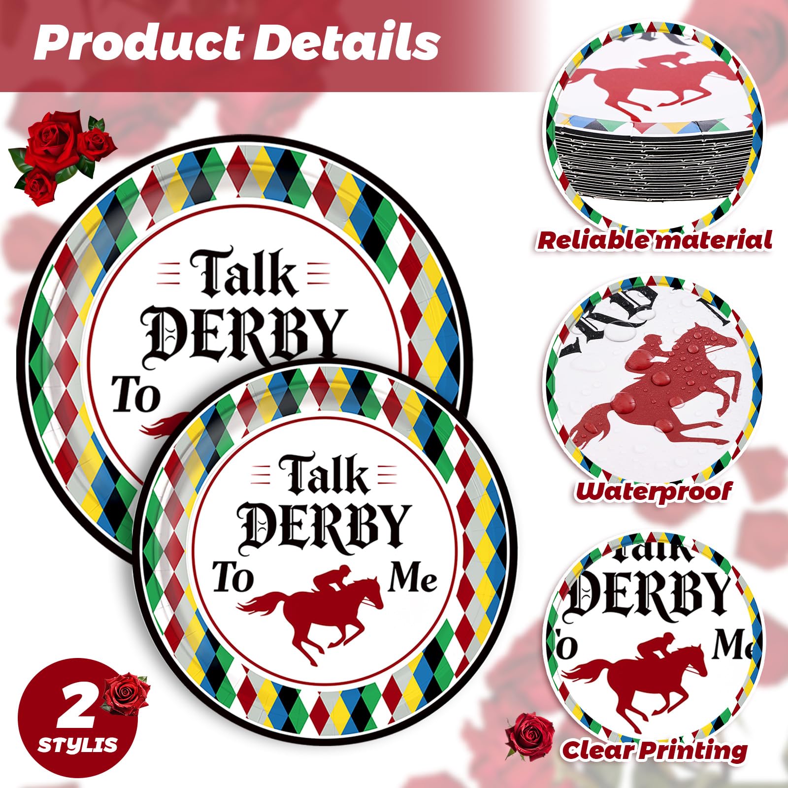 NeusWonder Derby Day napkins 16cm offering soft, absorbent cleanup for busy celebrations