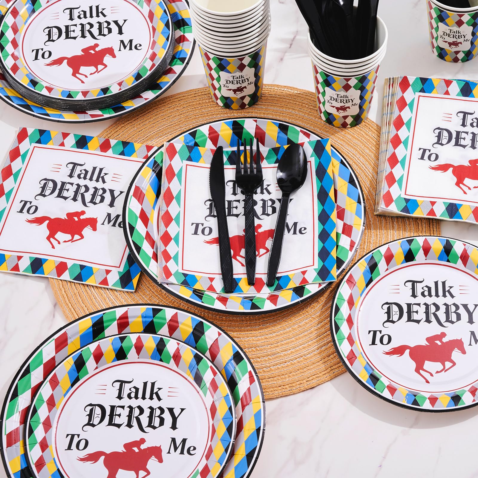 NeusWonder Derby Day spoons 16cm sturdy disposable cutlery for smooth dining