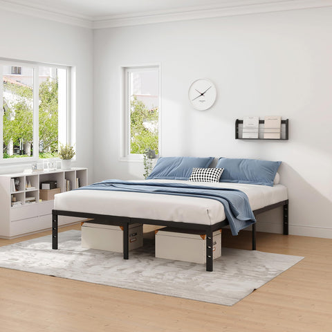 NEW JETO bed frame in easy-assembly setup for quick setup