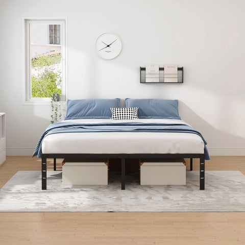 NEW JETO bed frame in black finish adds a modern touch