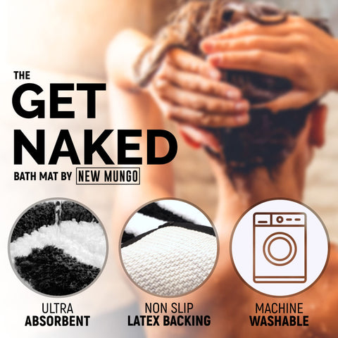 New Mungo Get Naked microfiber texture enhances cozy bathroom moments.