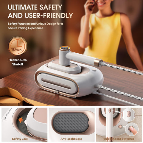 Newbealer LED display and safety features guide temperature control.